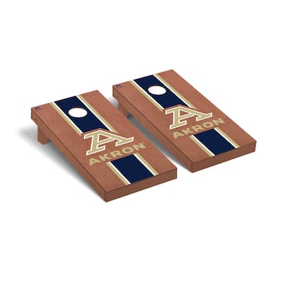 Akron Zips Rosewood Cornhole Board Set