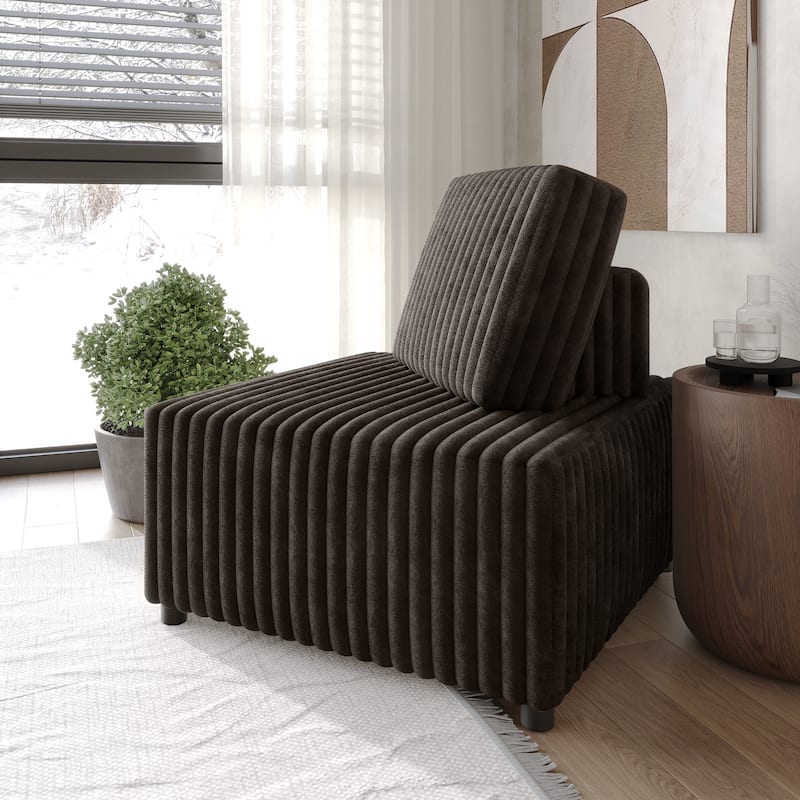 CraftPorch Luxurious Velvet Upholstered Corner seat