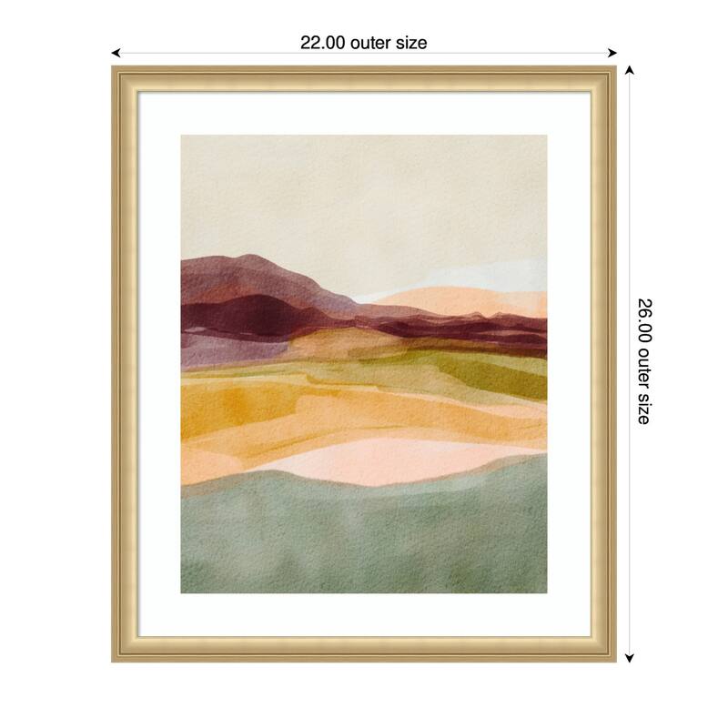 Kate and Laurel Framed Art Sunset Beauty by Nikita Jariwala