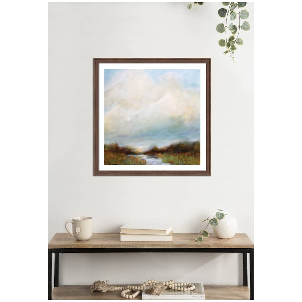 Kate and Laurel Tranquility by Mary Sparrow Framed Wall Art Print
