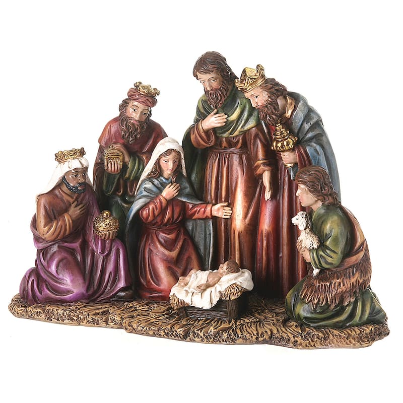 Resin Nativity Piece 9"