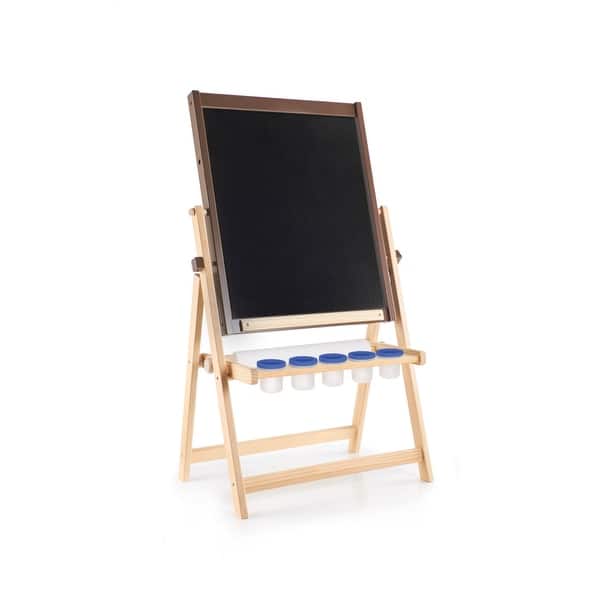 Shop Guidecraft 4 In 1 Flipping Floor Easel With 5 Paint Cups