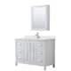 Option White, Chrome Trim, Giotto Quartz Top