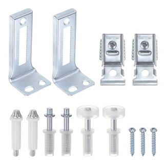 11pcs Bifold Door Hardware Kit Include Top & Bottom Pivot, Bracket ...