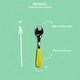 preview thumbnail 2 of 2, Baby Spoons Regular Scoop Stainless Steel & Silicone - 4-Pack