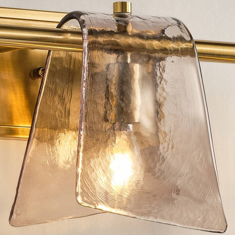 Starsky 3 - Light Modern Dimmable Gray Glass Bathroom Vanity Light