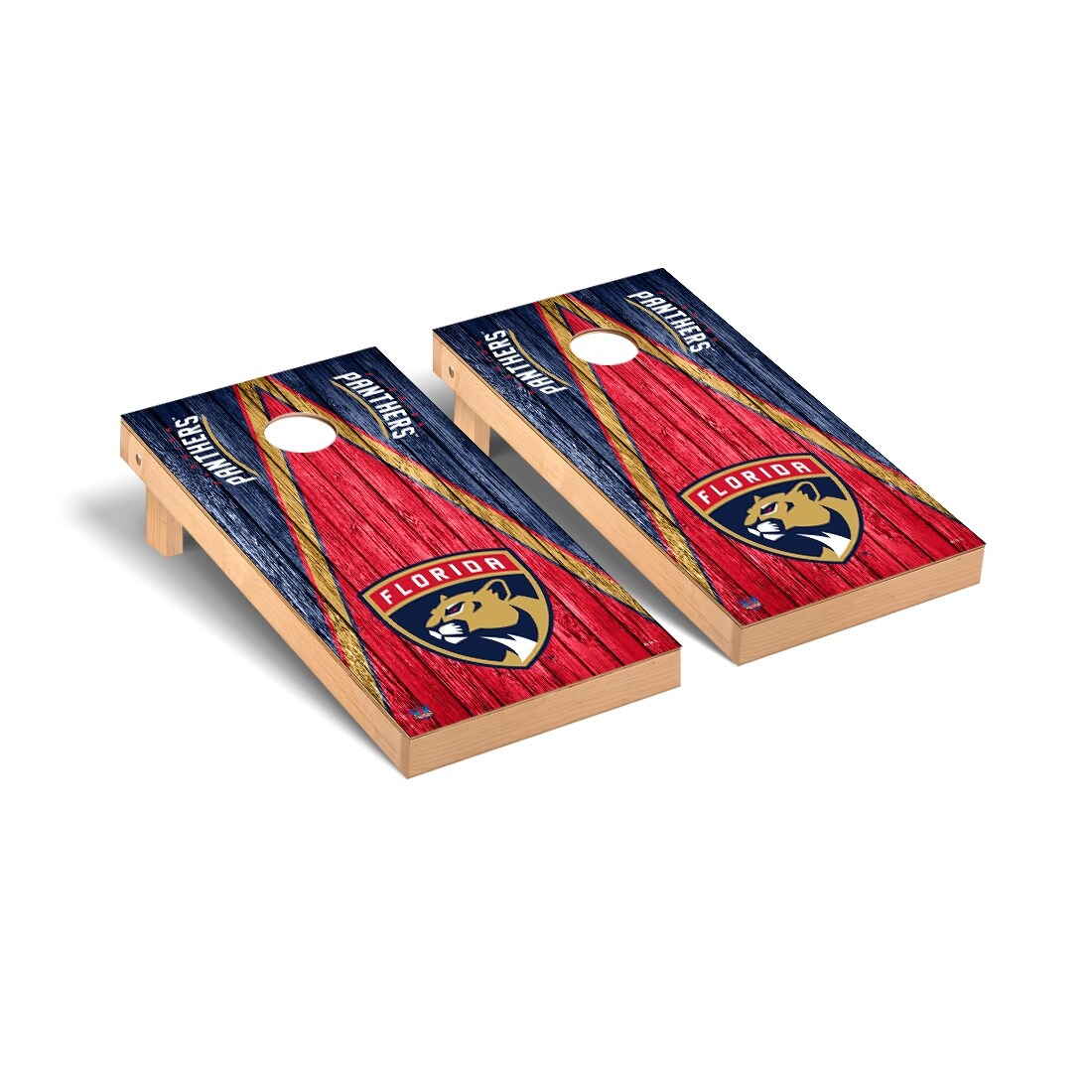 Florida Panthers NHL Triangle Cornhole Board Set