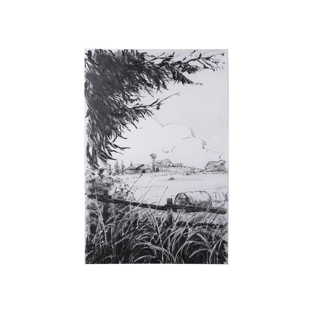 Farm View I (24 x 36) Canvas Art Print