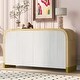 preview thumbnail 4 of 38, Curved Corner Design Wave Door Panel Cabinet
