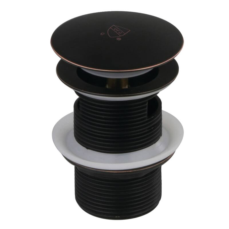 Trimscape Toe-Touch Tub Drain with Overflow - Naples Bronze