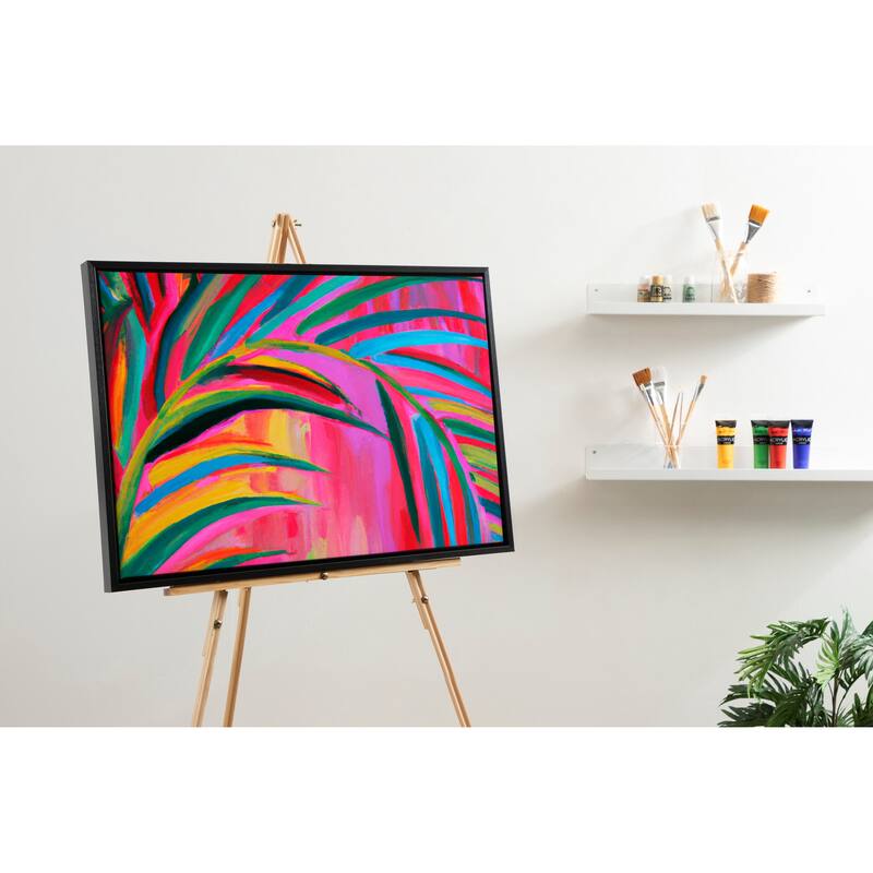 Kate and Laurel Sylvie Blank Framed Canvas