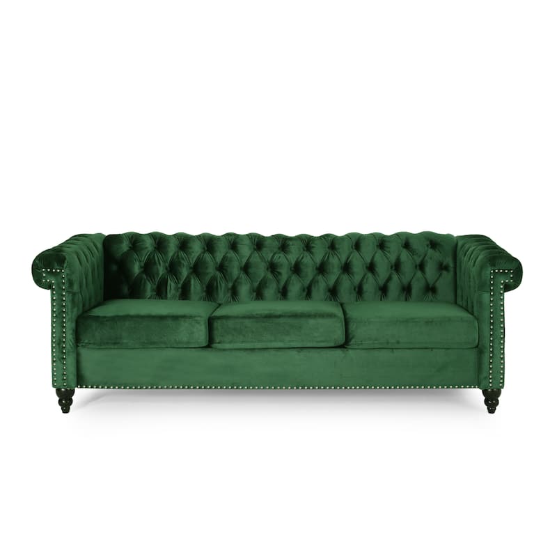Parkhurst Chesterfield Tufted 3-seat Sofa by Christopher Knight Home