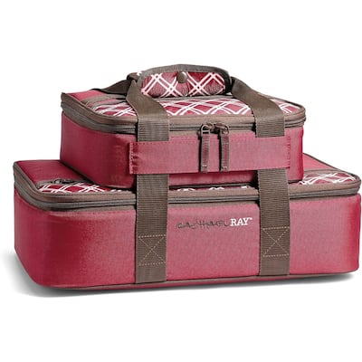 Rachael Ray 5055RR2583 Burgundy Lugger Duo
