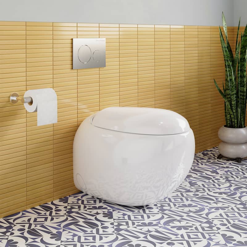 Swiss Madison SM-WT560 Plaisir Round Toilet Bowl Only - Seat Included