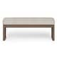 preview thumbnail 47 of 46, WYNDENHALL Madison 44 inch Wide Contemporary Rectangle Ottoman Bench