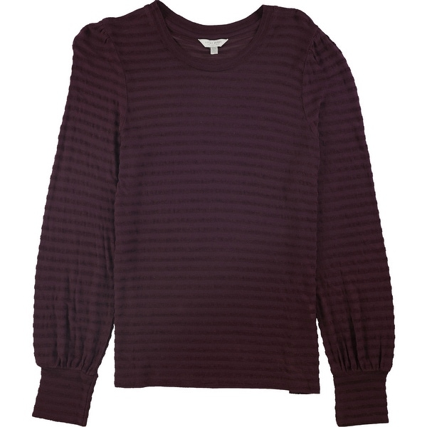 Lucky Brand Womens Chenille Stripe Basic T-Shirt. Opens flyout.