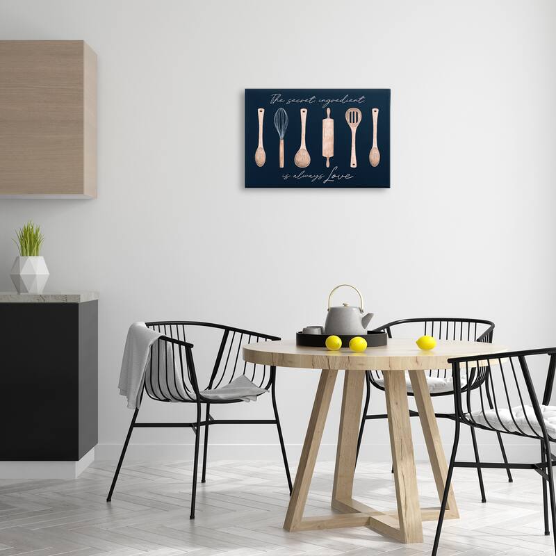 Stupell Secret Ingredient Always Love Canvas Wall Art Design By Lux + Me Designs