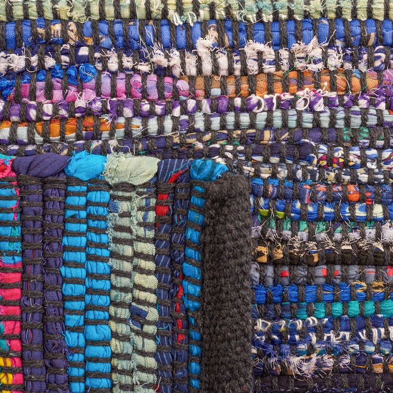 SAFAVIEH Handmade Rag Rug Abagail Casual Stripe Cotton Rug