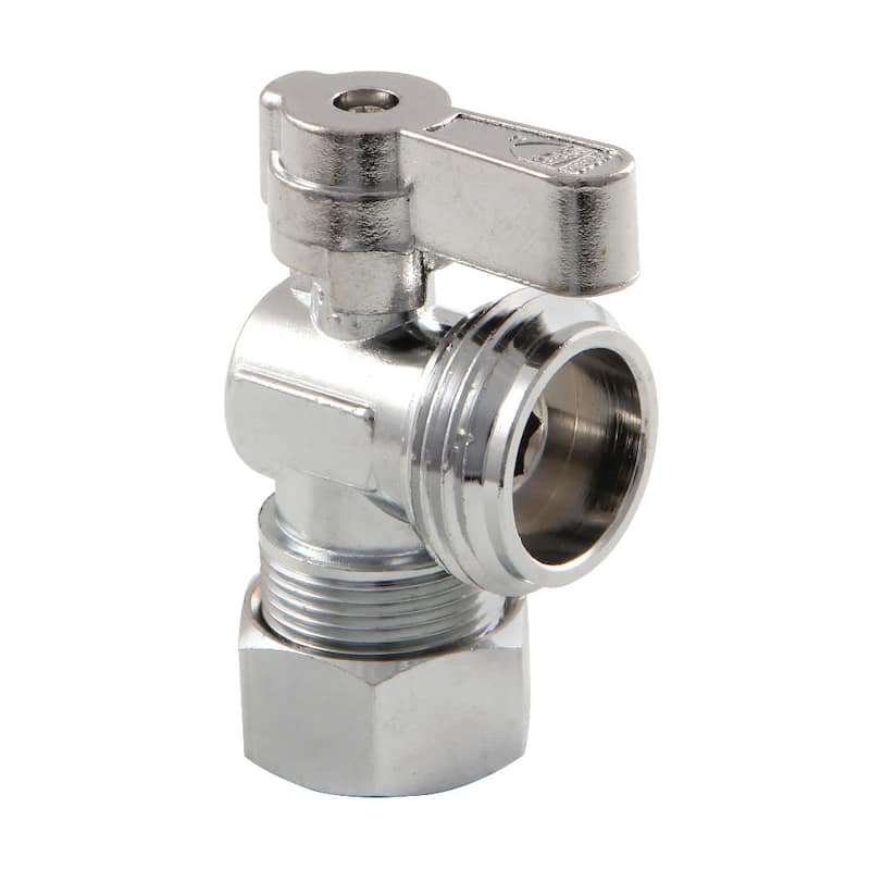Kingston Brass Angle Shut Off Valve - Polished Chrome