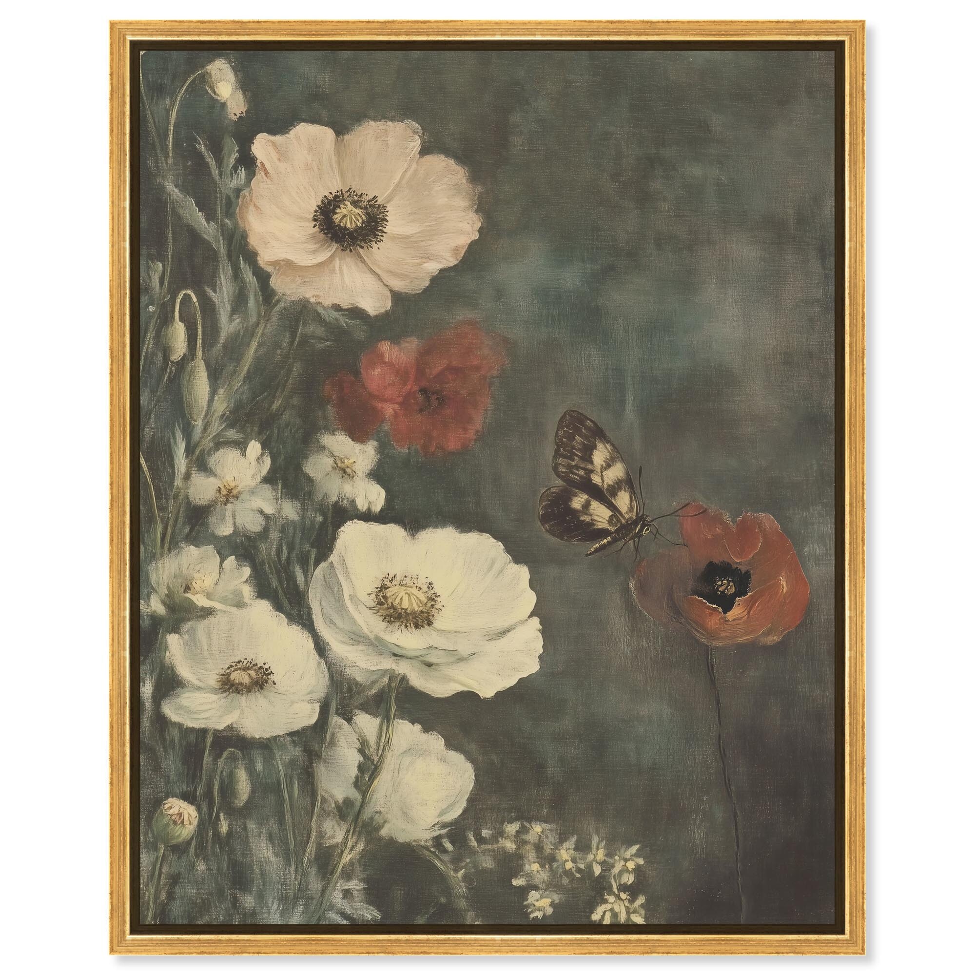 Vintage Botanicals I Canvas by Art Remedy