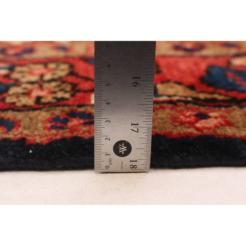 ECARPETGALLERY Hand-knotted Andelz Navy Wool Rug - 5'3 x 11'9