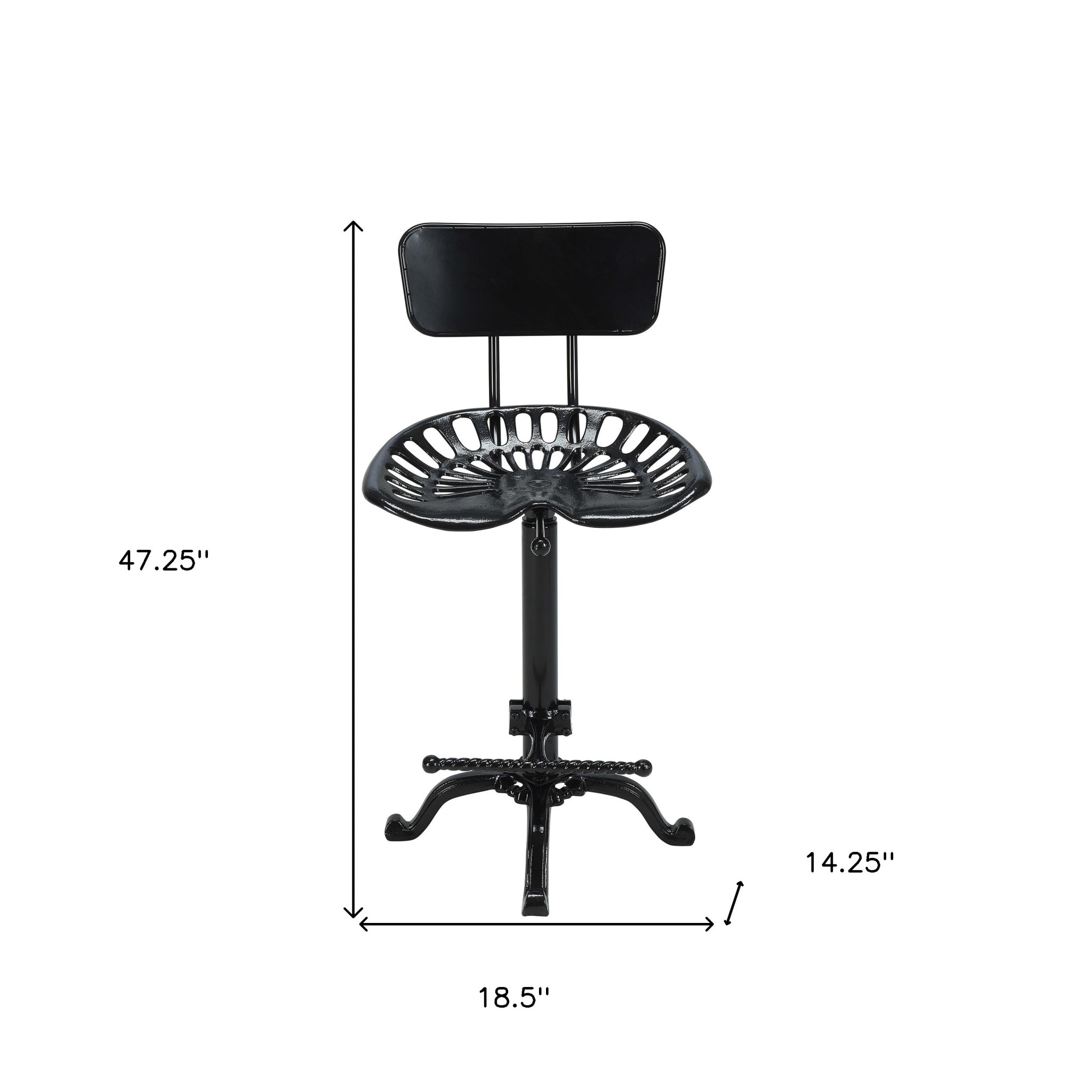 HomeRoots Bar Chair - Thumbnail 5
