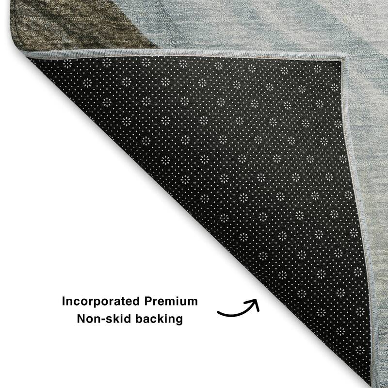 Premium Washable Super Soft Contemporary Jenna Mayfield Rug