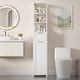 preview thumbnail 5 of 24, VECELO Tilt Out Laundry Hamper Cabinet with Laundry Baskets Hamper Bathroom Storage Cabinet Laundry Cabinet with Drawer