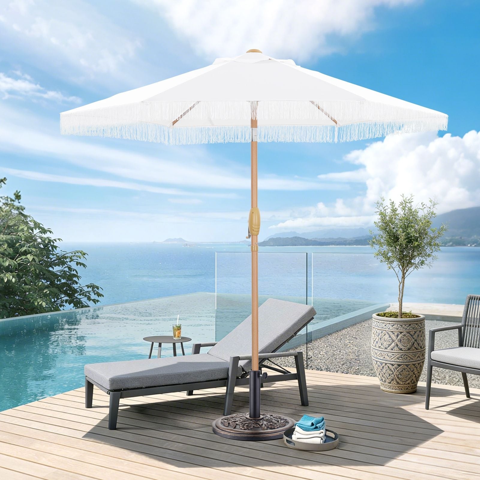 classic accessories 78902 veranda patio umbrella cover S-Best Waterproof 13 Ft this Veranda Water Colour:Orange seller_cost:SKY4683:99.99 Outdoor Patio Umbrellas &
