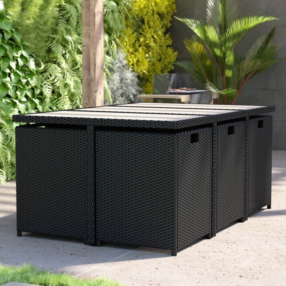 Rattan cube set dunelm deals