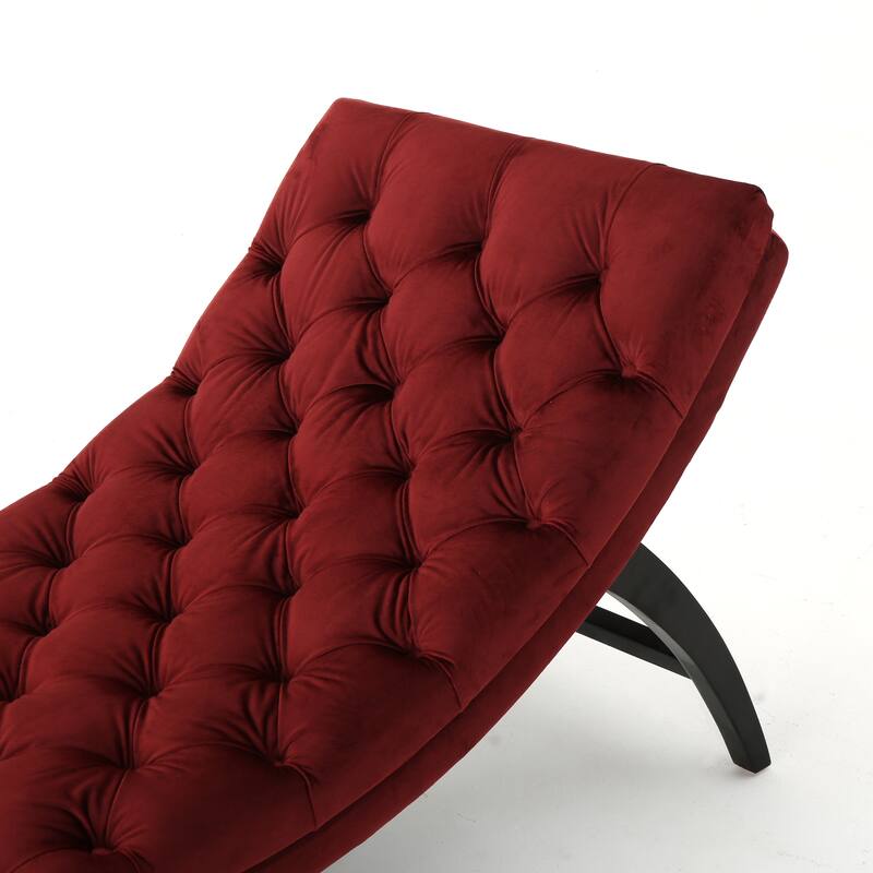 72.5" Button Tufted Chaise Lounge Chair