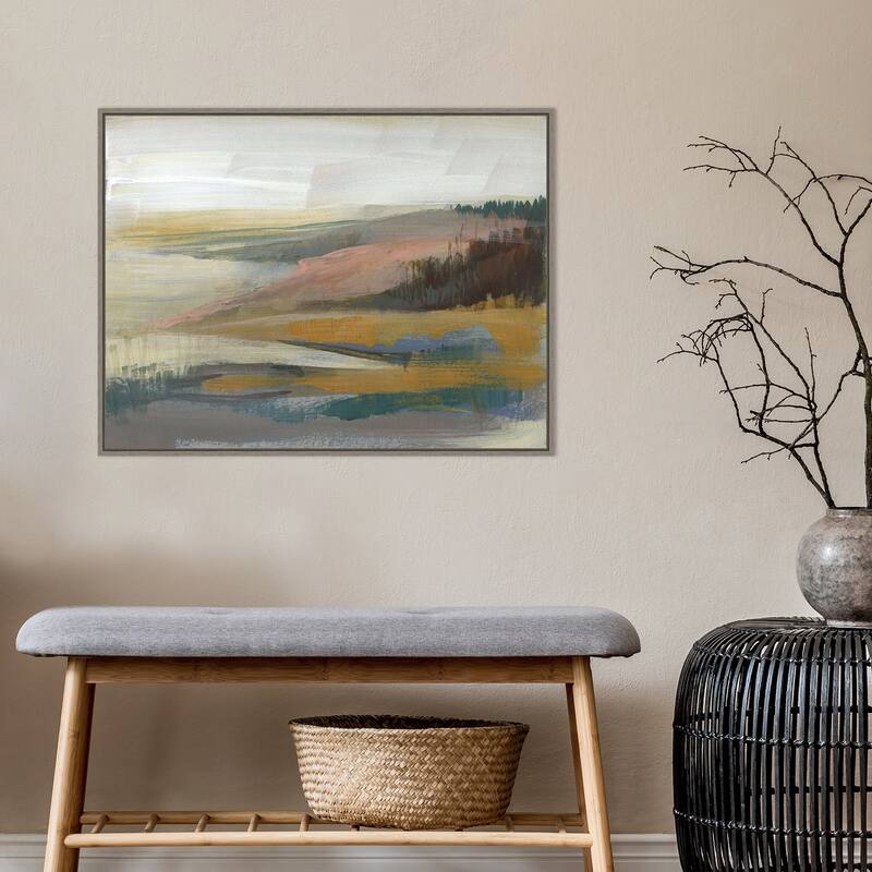 Northwest Cove II by Jennifer Goldberger (30 x 23 in.), Framed Canvas Wall Art Print - Sylvie Greywash - Sylvie Greywash