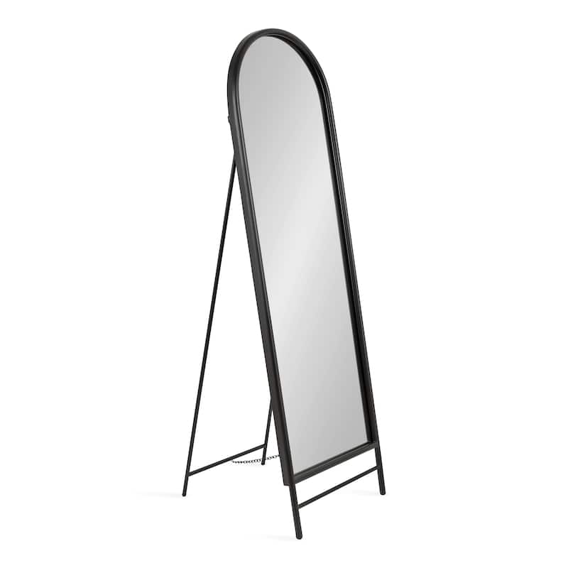 Kate and Laurel Gabrill Full Length Easel Mirror - 18x58 - Black