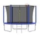 preview thumbnail 10 of 22, 10ft Round Outdoor Trampoline with Safety Enclosure Net and Ladder