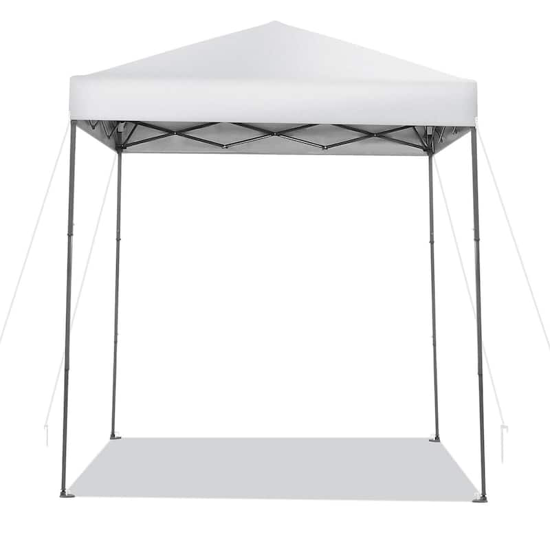 Gymax Patio 6.6 x 6.6ft Outdoor Pop-up Canopy Tent Portable Sun