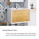 preview thumbnail 33 of 35, Bathroom Vanity in F.Oak with Integrated Solid Surface Top