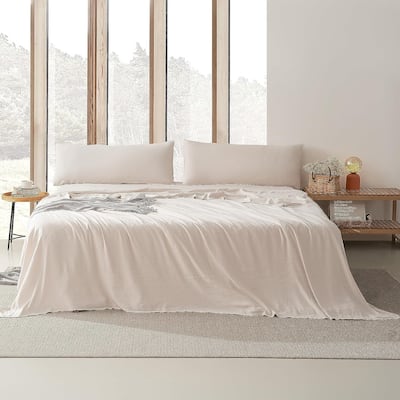 Dark Sky Reserve® - Bamboo Linen Sheet Set - Portugal Made - Creamy Beige