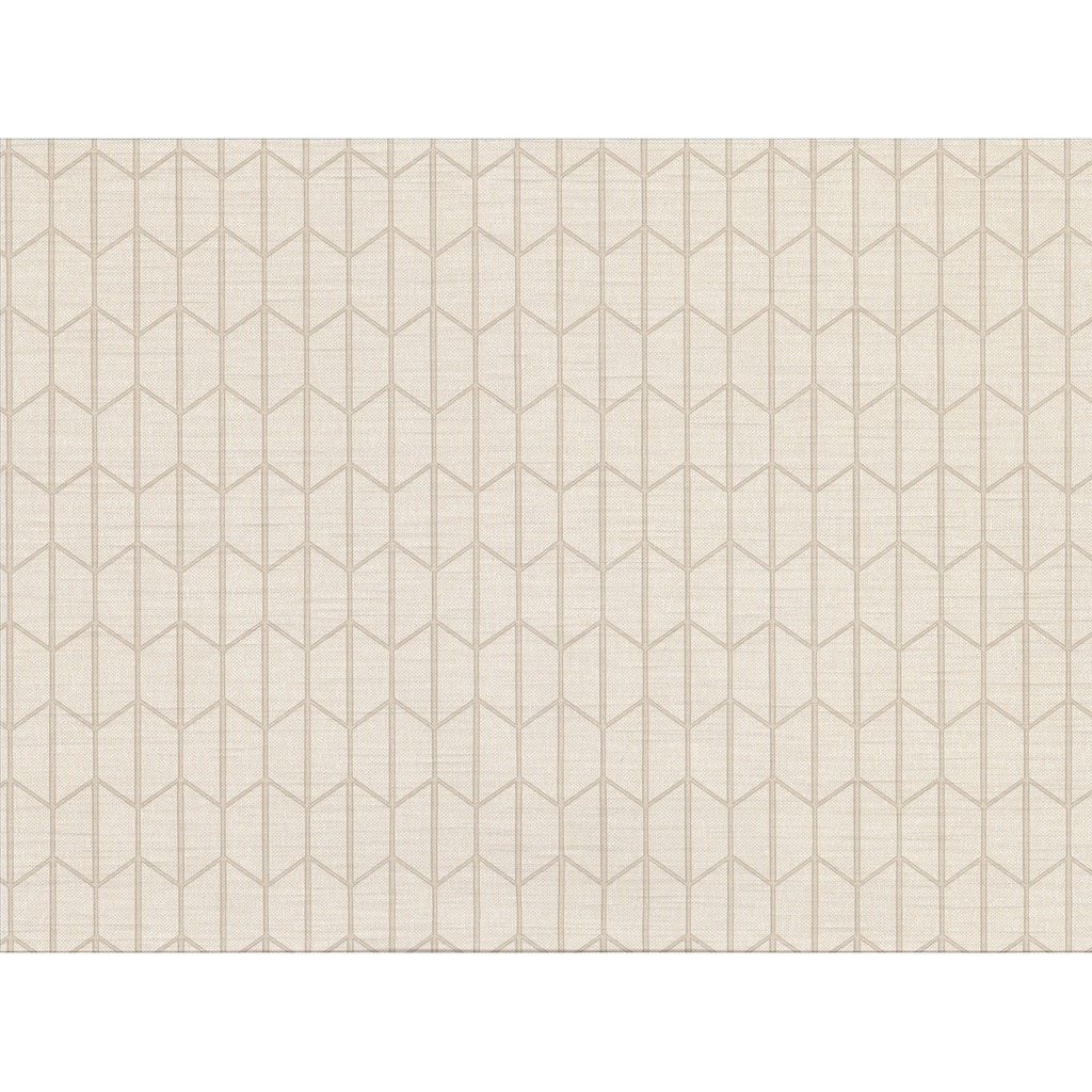 Gauntlet Cream Geometric Wallpaper