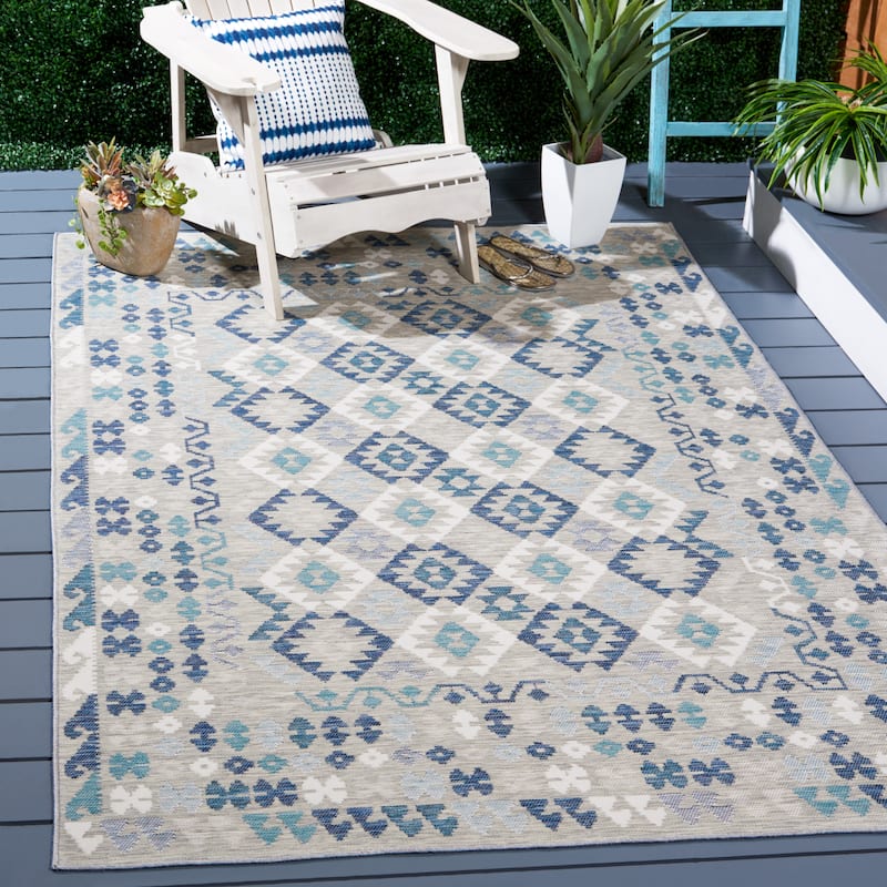 SAFAVIEH Sunrise Shelagh Indoor/Outdoor Waterproof Rug - 5'3" x 7'7"