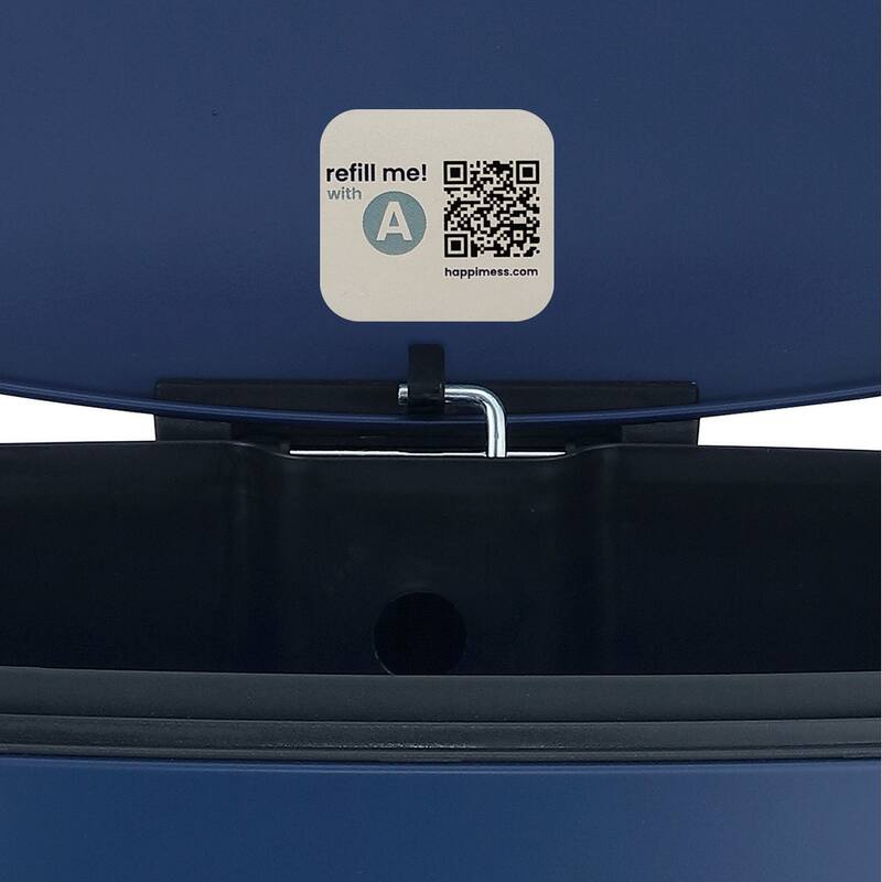 happimess Curtis 8-Gallon Step-Open Trash Can