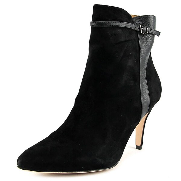 Corso Como Radiant Women Pointed Toe Suede Black Ankle Boot