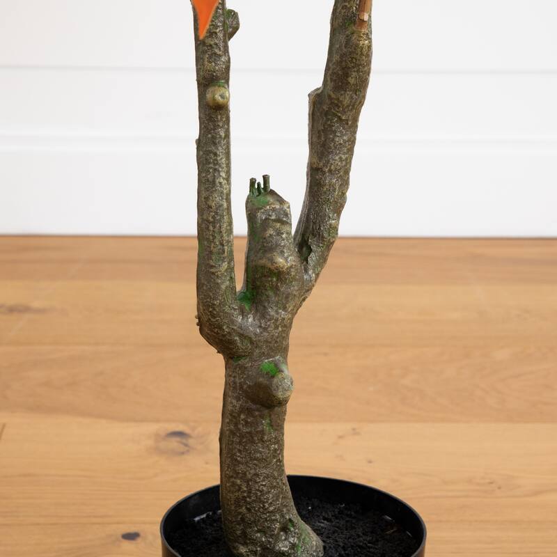 Potted Sumac Artificial Tree - 5' - Orange and Green