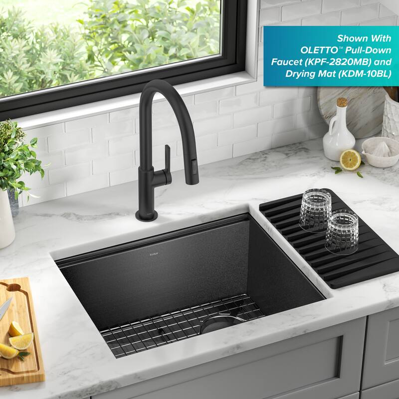 KRAUS Kore Workstation Undermount Stainless Steel Kitchen Sink