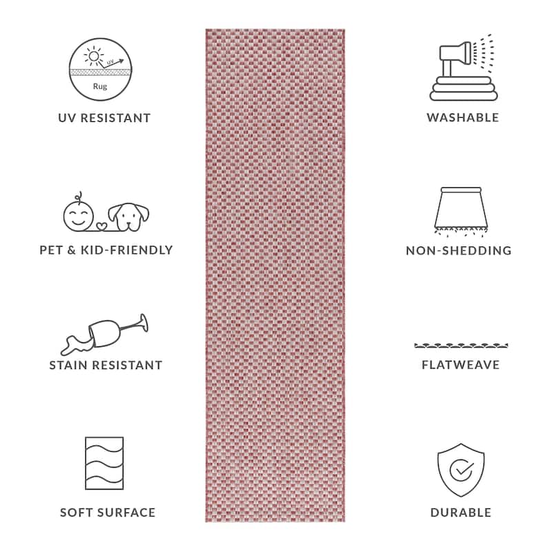 SAFAVIEH Courtyard Ragini Indoor/Outdoor Waterproof Patio Backyard Rug