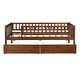 preview thumbnail 75 of 95, Roomfitters Twin Size Daybed Wood Frame with Two Storage Compartments, Space-Saving and Stylish Design for Any Room