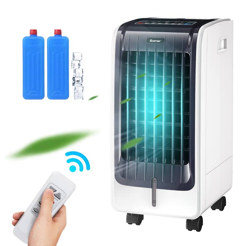 Costway Evaporative Air Cooler Portable Fan Conditioner Cooling - Black