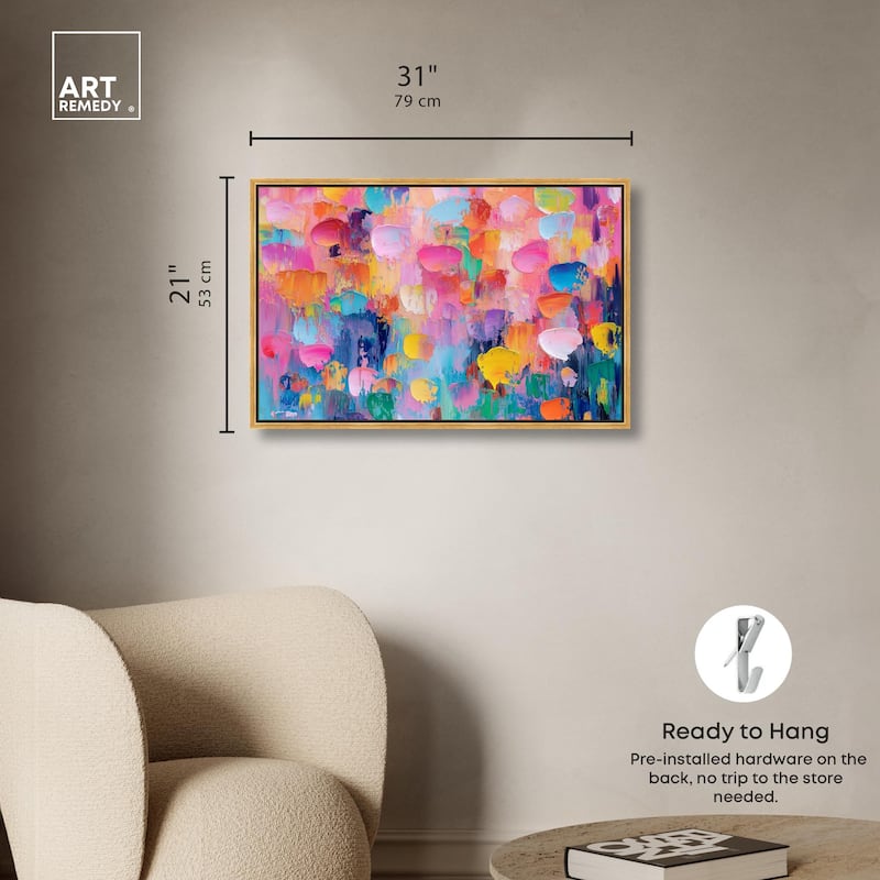 Jubilee of Colors Canvas by Art Remedy