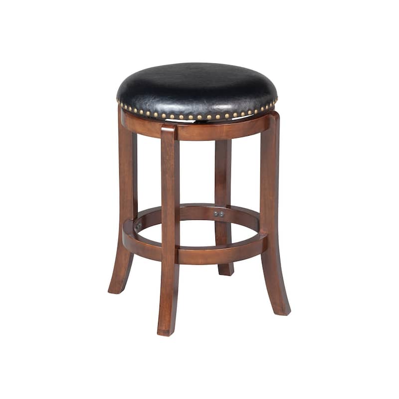 Cordova Black Swivel Counter Height Bar Stool