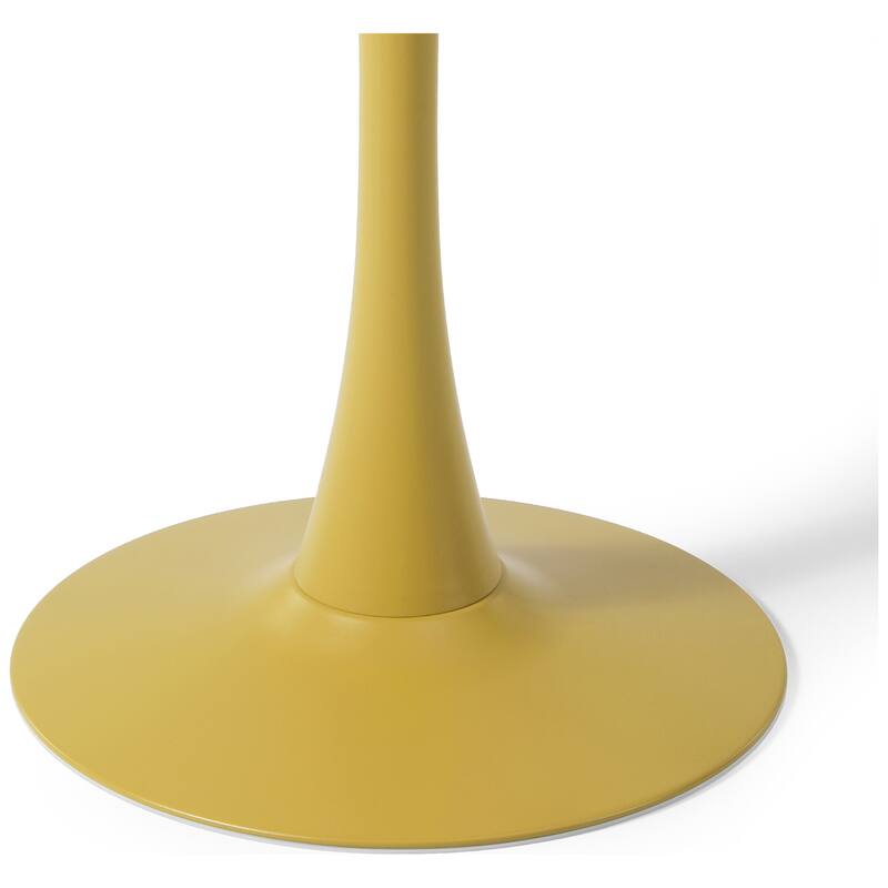 Frond and Form 23.5 Inch Outdoor Steel Dining Table