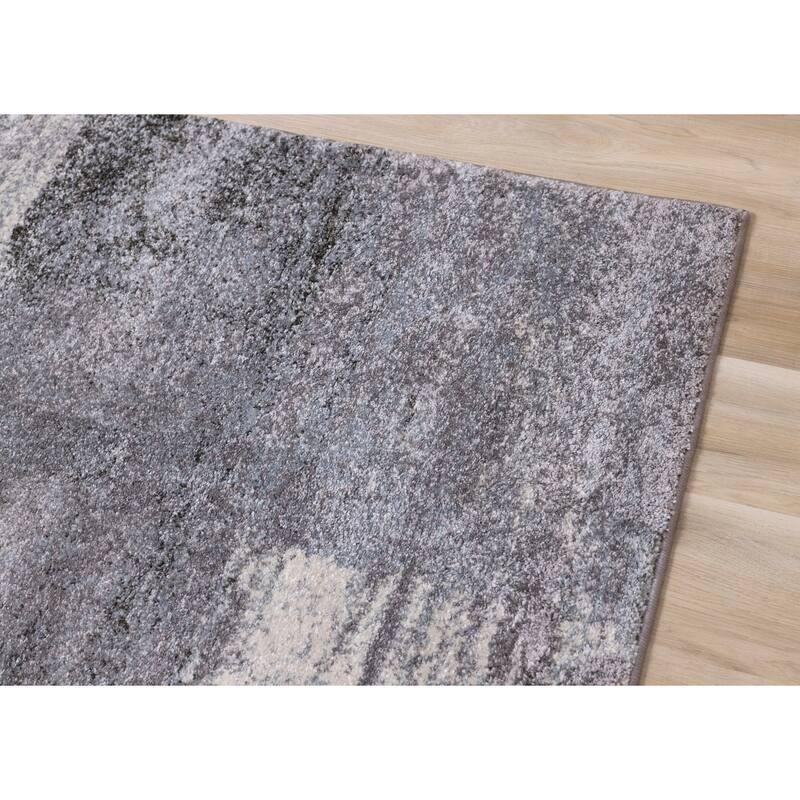Brookfield Collection - Blue Blend Rug - 6'7" x 9'6"